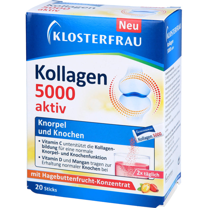 Klosterfrau Kollagen 5000 aktiv Sticks, 20 St GRA