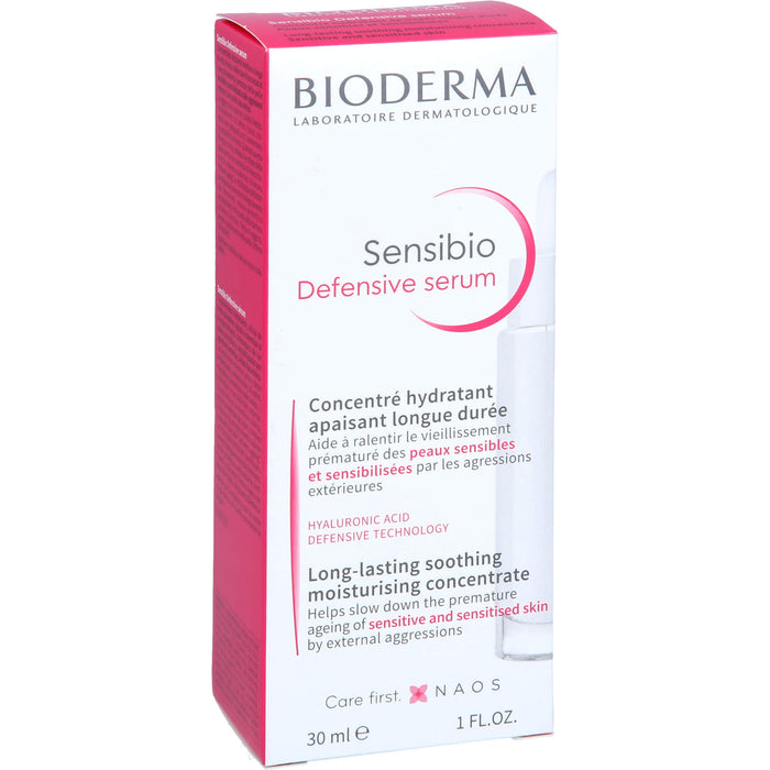 BIODERMA Sensibio Defensive Serum zur täglichen Pflege der Haut, 30 ml Solution