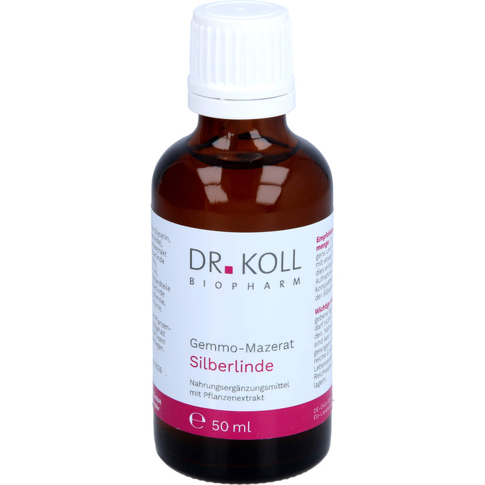 Gemmo-Mazerat Silberlinde Dr. Koll Tilia tomentosa, 50 ml TRO