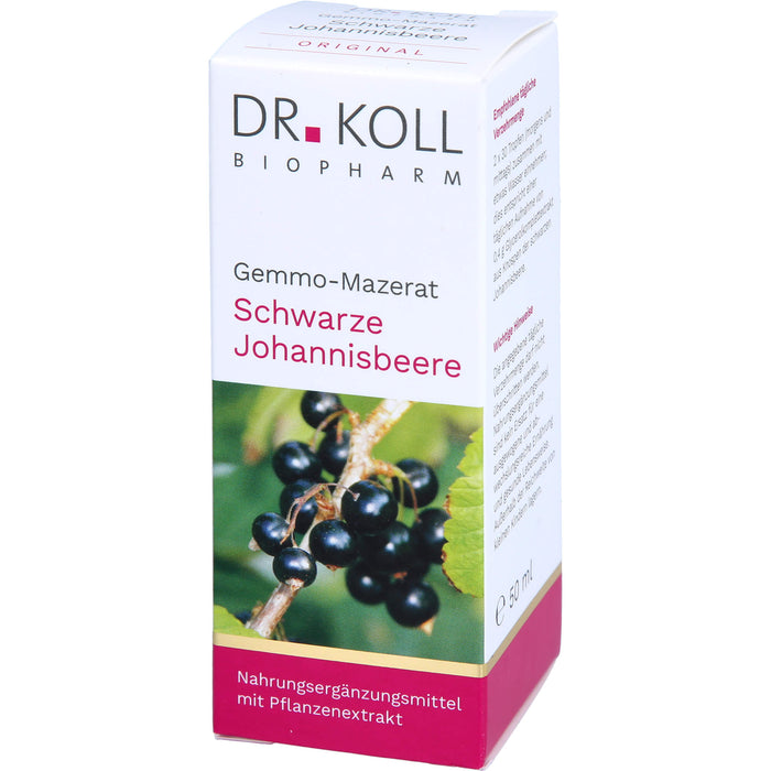 Gemmo-Mazerat schwarze Johannisbeere Dr.Koll Ribes, 50 ml TRO