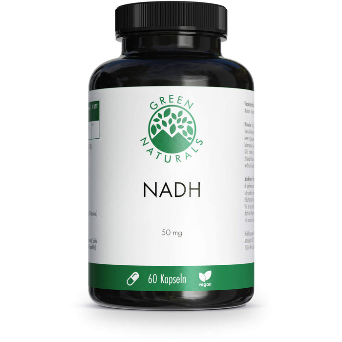 GREEN NATURALS NADH vegan und hochdosiert, 60 St KAP