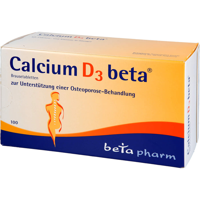 Calcium D3 beta Brausetabletten, 100 pc Tablettes