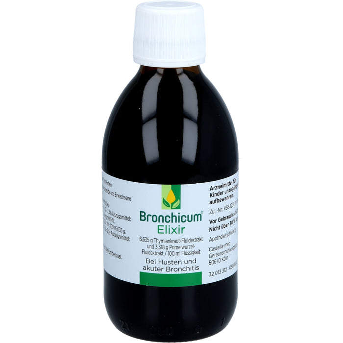 Bronchicum Elixir bei Husten und akuter Bronchitis, 250 ml Lösung