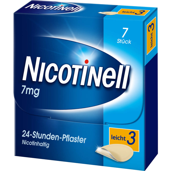 Nicotinell 7 mg/24-Stunden-Pflaster (bisher 17,5 mg) Stärke 3 (leicht), 7 pcs. Patch