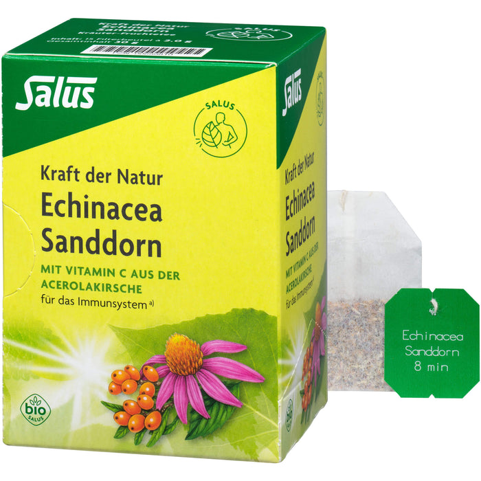 Echinacea Sanddorn Tee Kraft der Natur Salus, 15 St FBE