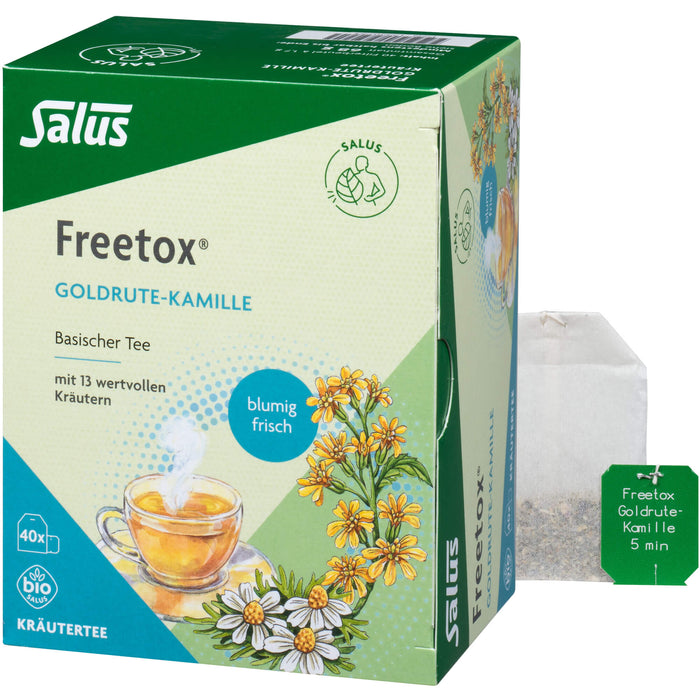 Salus Freetox Tee Goldrute-Kamille, 40 pc Sac filtrant