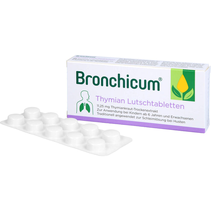 Bronchicum Thymian Lutschtabletten, 20 St. Tabletten