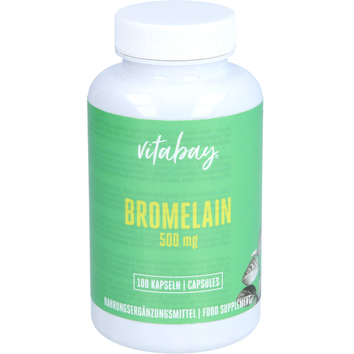 Bromelain 500 mg 1200 F.I.P aus Ananas vegan, 100 St KAP