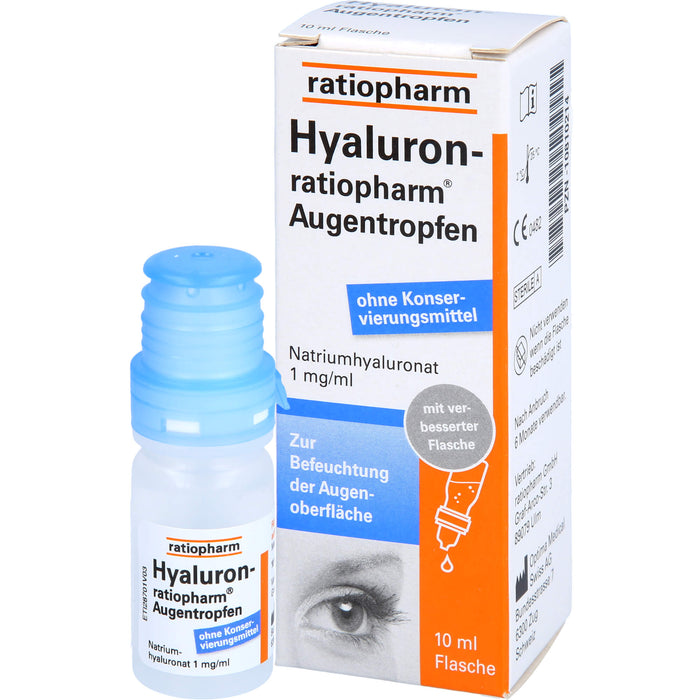 Hyaluron-ratiopharm Augentropfen, 10 ml Lösung