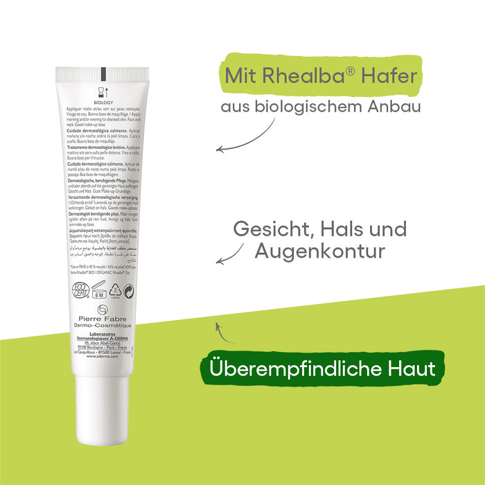 A-DERMA BIOLOGY Beruhigende Pflege, 40 ml Creme