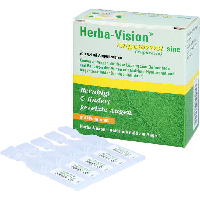 Herba-Vision Augentrost sine Augentropfen, 20 pcs. Ampoules