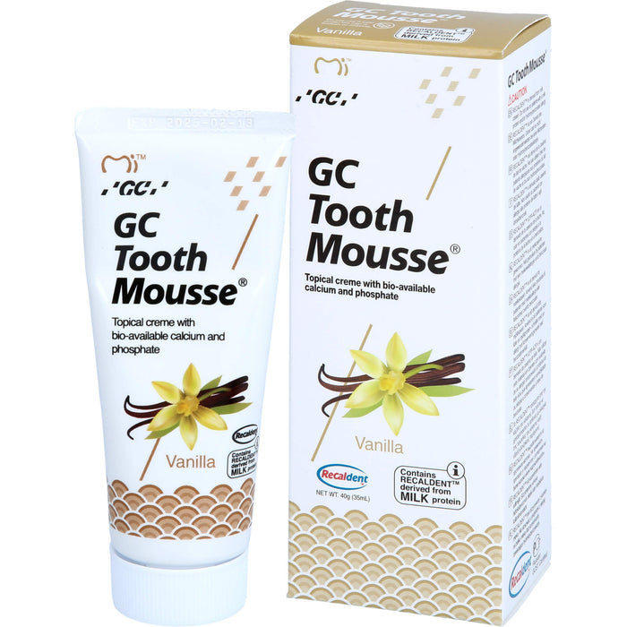 GC Tooth Mousse Vanille, 40 g Crème