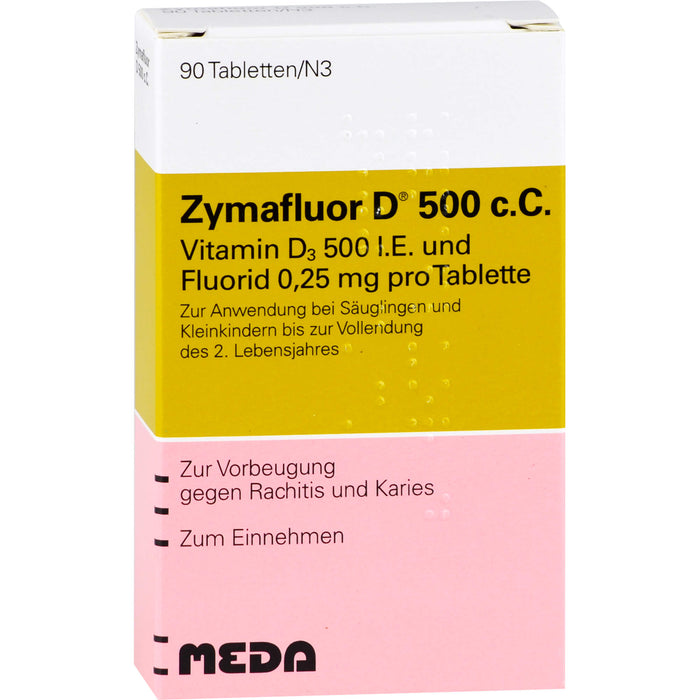 Zymafluor D 500 c.C., Tabletten, 90 St. Tabletten