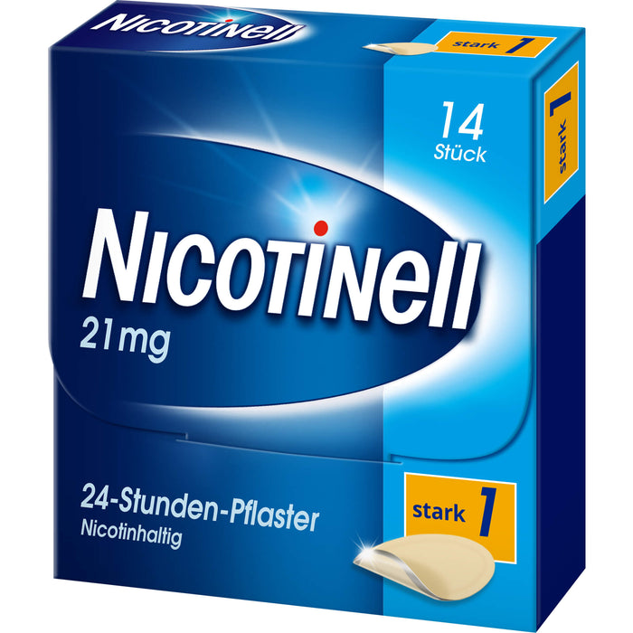 Nicotinell 21 mg/24-Stunden-Pflaster zur Unterstützung bei der Raucherentwöhnung, 14 pcs. Patch