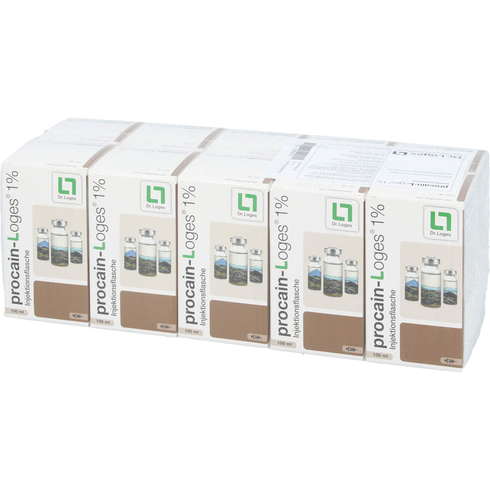 procainLoges 1% Injektionslösung, Injektionsflaschen 100 ml, 1000 ml Solution