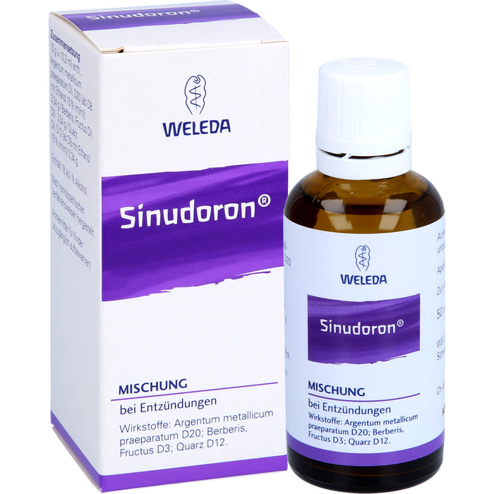 WELEDA Sinudoron Mischung bei Entzündungen, 50 ml Solution