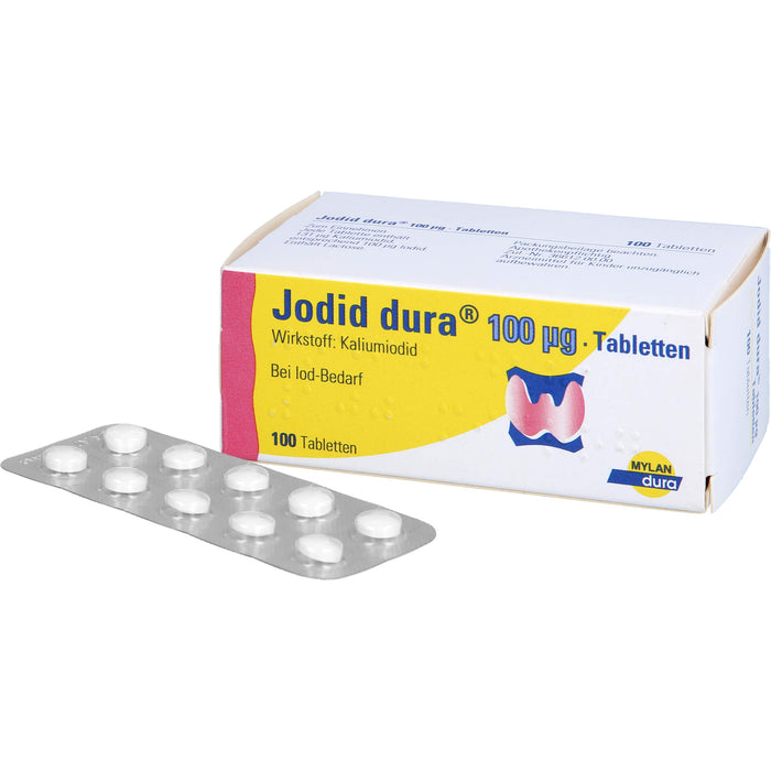 Jodid dura 100 µg Tabletten zur Prophylaxe eines Iodmangels, 100 St. Tabletten