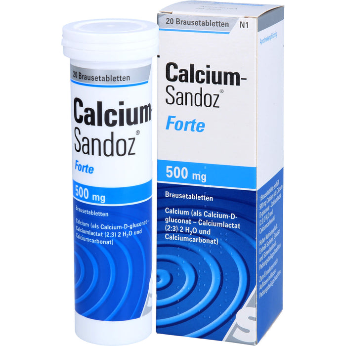 Calcium-Sandoz forte Brausetabletten, 20 pc Tablettes