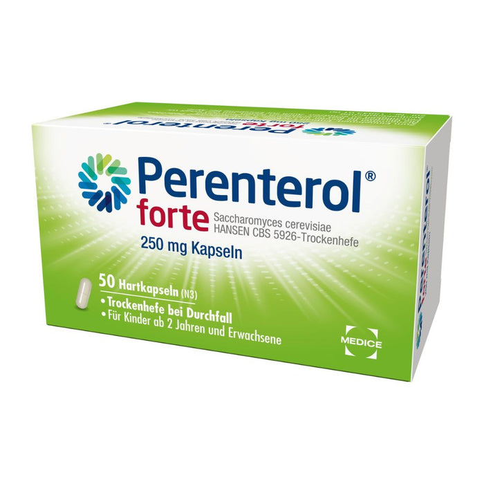 Perenterol forte 250 mg Kapseln Trockenhefe bei Durchfall, 50 pc Capsules