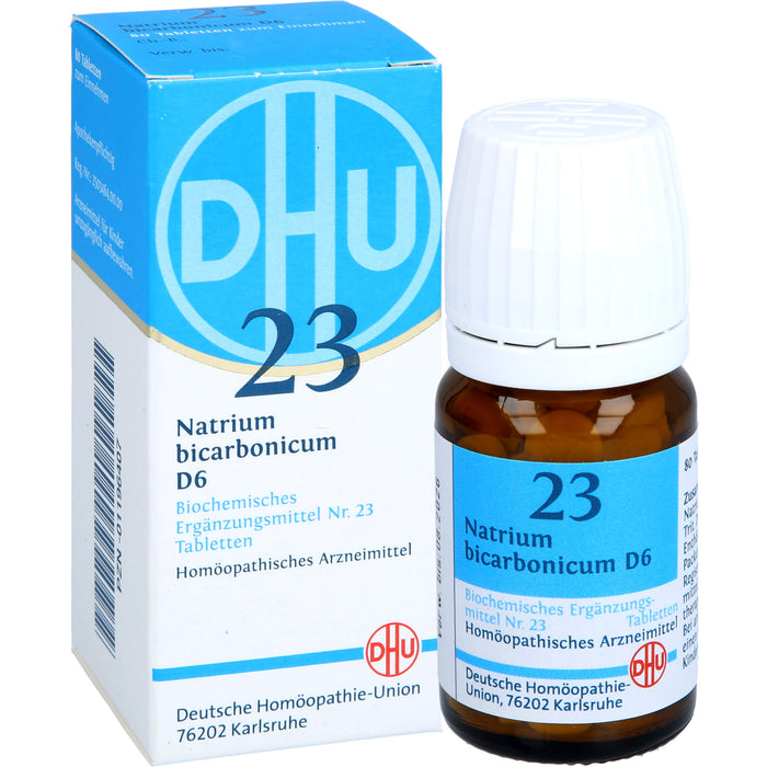 DHU Schüßler-Salz Nr. 23 Natrium bicarbonicum D6 Tabletten, 80 pcs. Tablets