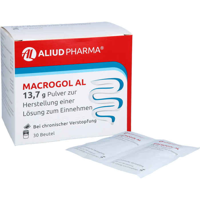 Macrogol AL Pulver bei Verstopfung, 30 pcs. Sachets