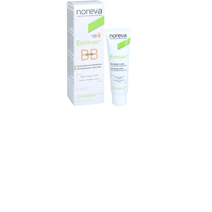 noreva Exfoliac getönte BB-Creme hell, 30 ml Cream