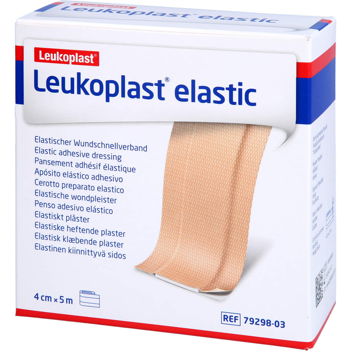 Leukoplast Elastic Pflaster 4 cm x 5 m Rolle, 1 St PFL