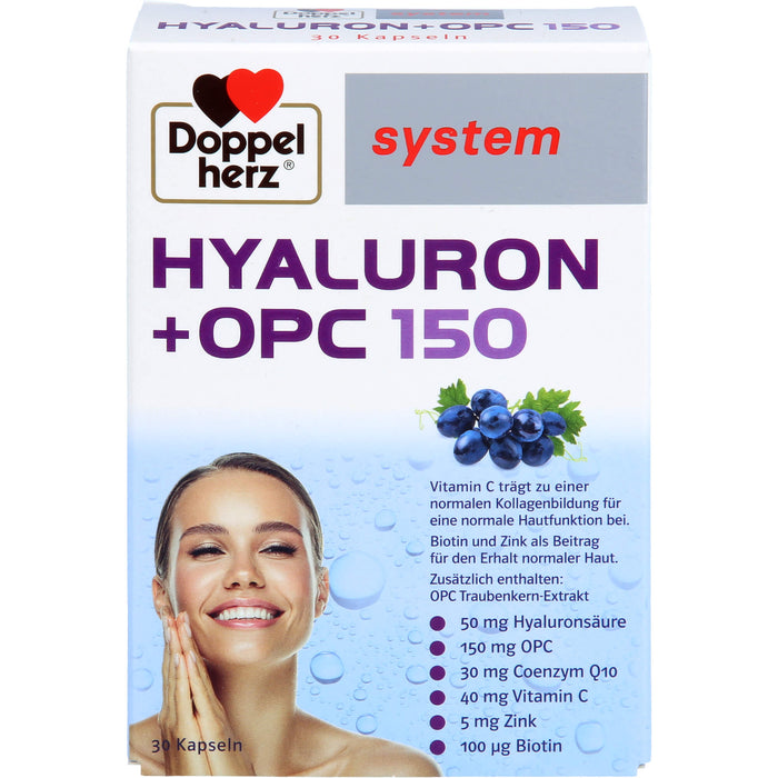 Doppelherz Hyaluron + OPC system, 30 St KAP