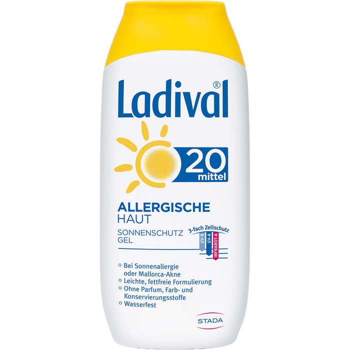 Ladival Allergische Haut LSF 20 Sonnenschutz-Gel, 200 ml Gel