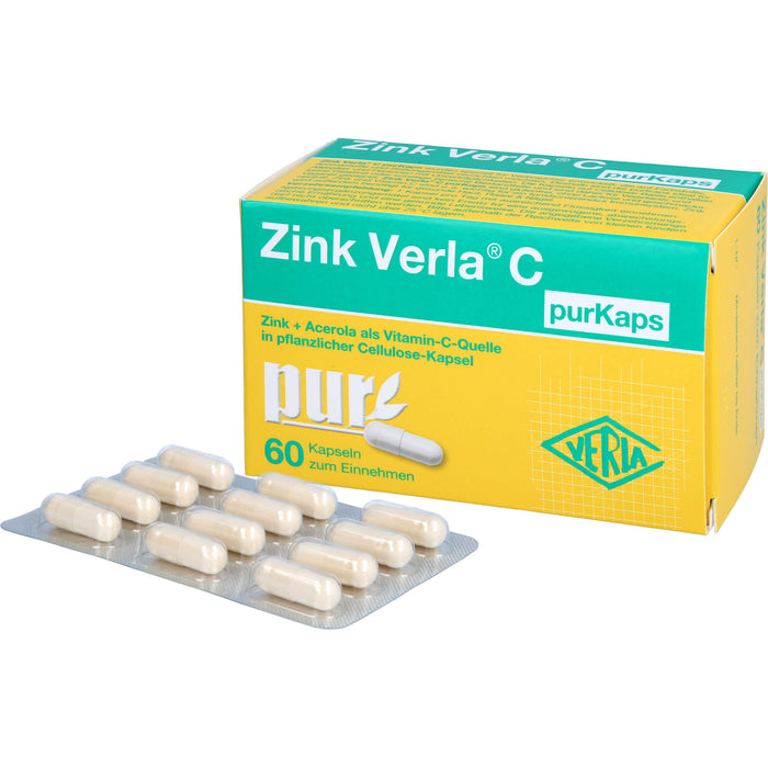 Zink Verla C purKaps Kapseln, 60 pcs. Capsules