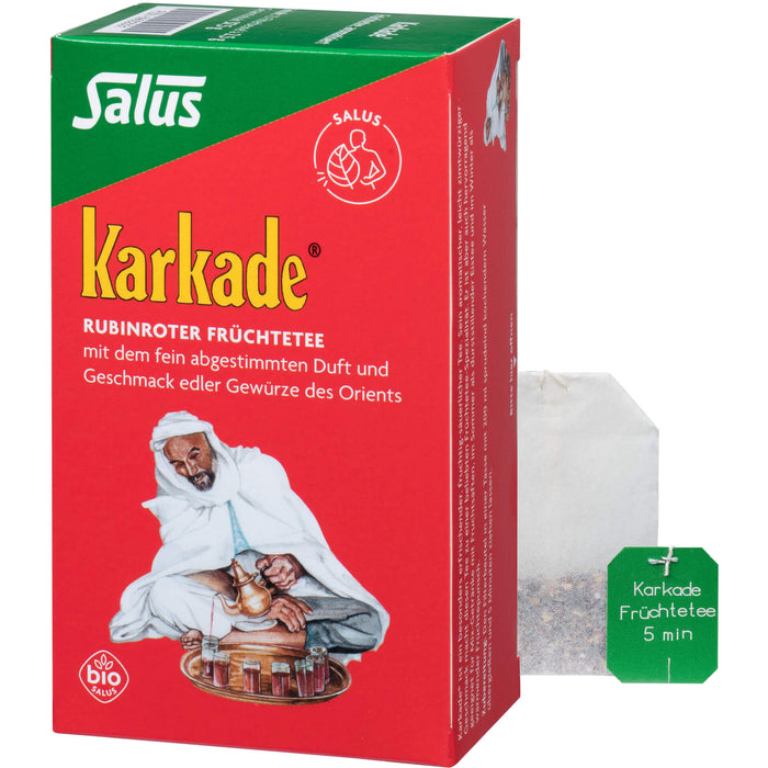 Salus Karkade Früchtetee aromatisiert, 15 pc Sac filtrant