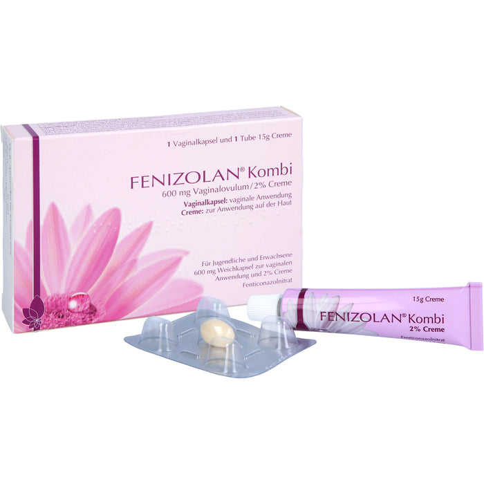 Fenizolan Kombi 600 mg Vaginalovulum/2% Creme, 1 St. Kombipackung