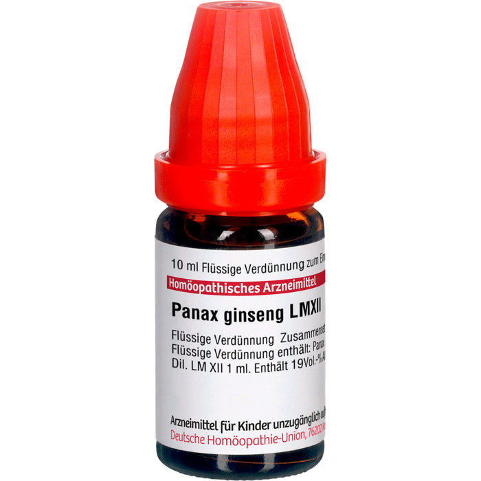 Panax ginseng LM XII Dilution Ind-Fert, 10 ml DIL