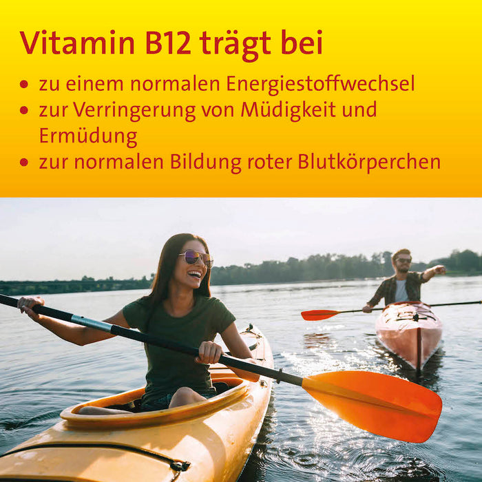 HEVERT Vitamin B12 Direkt-Spray hochdosiertes Vitamin B12 gegen Müdigkeit, für mehr Energie, 30 ml Solution