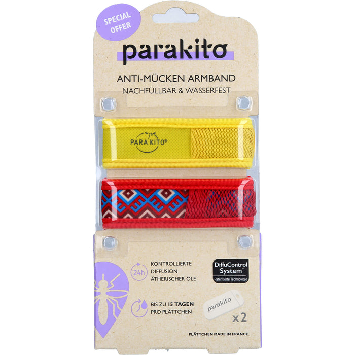 Para'Kito Anti-Mücken Armband Erw. Doppelpack, 1 P