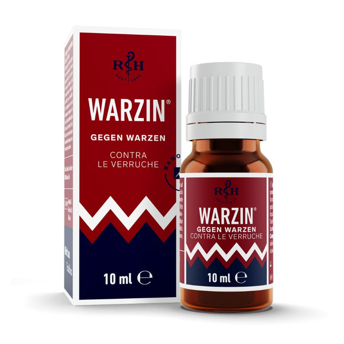 RÖSCH & HANDEL Warzin Tinktur gegen Warzen, 10 ml Solution