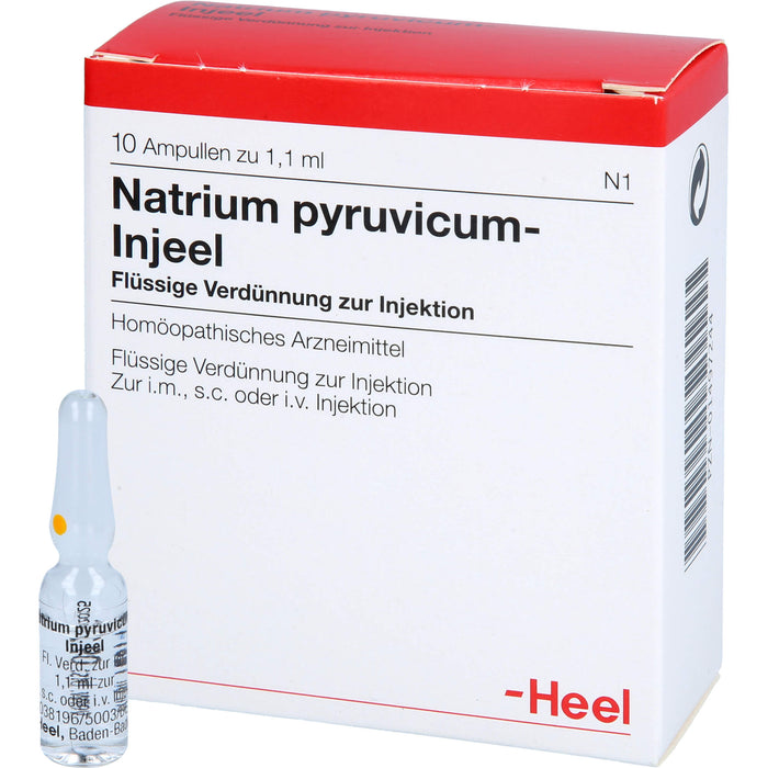 Natrium pyruvicum Injeel Amp., 10 St AMP