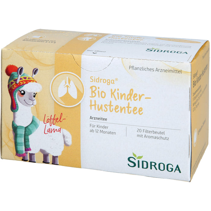 Sidroga Bio Kinder Hustentee, 20 pcs. Filter bag