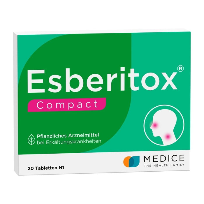 Esberitox Compact Tabletten bei Erkältungskrankheiten, 20 pcs. Tablets