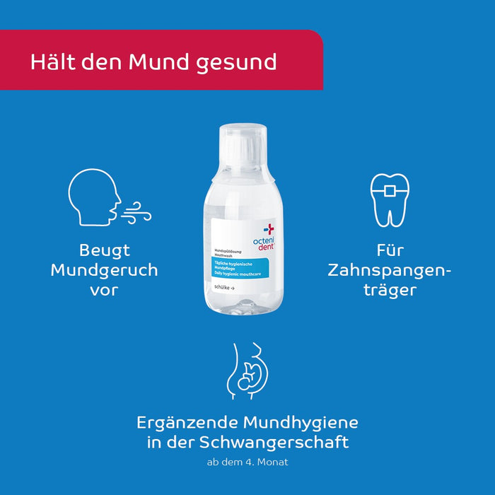 octenident Mundspüllösung - Hygienische Mundpflege für die ganze Familie, 250 ml Lösung