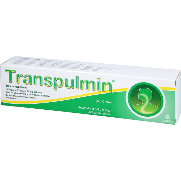 Transpulmin Erkältungsbalsam, 100 g Crème
