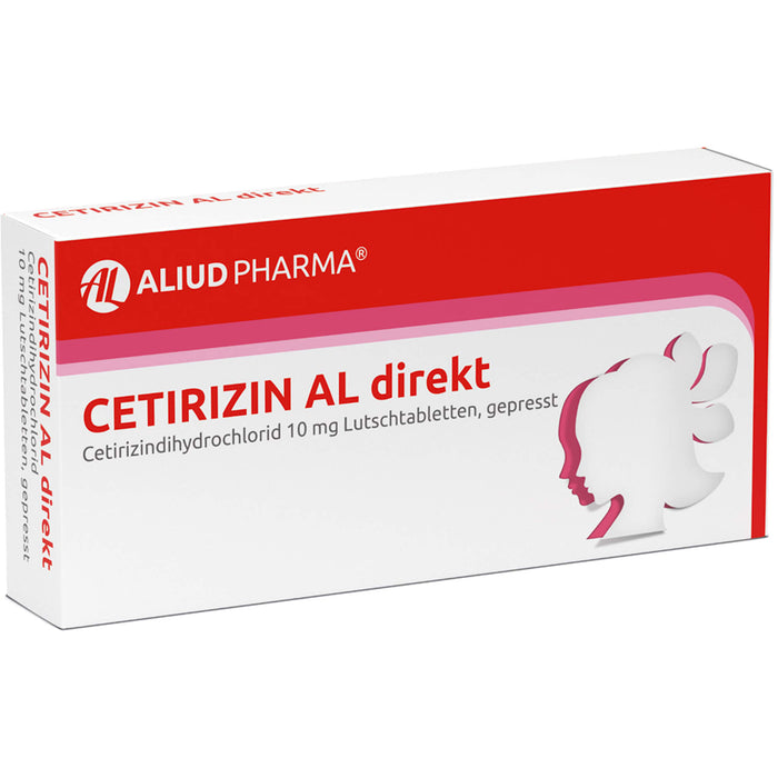 Cetirizin AL direkt, 10 mg Lutschtablette, gepresst, 21 St. Tabletten