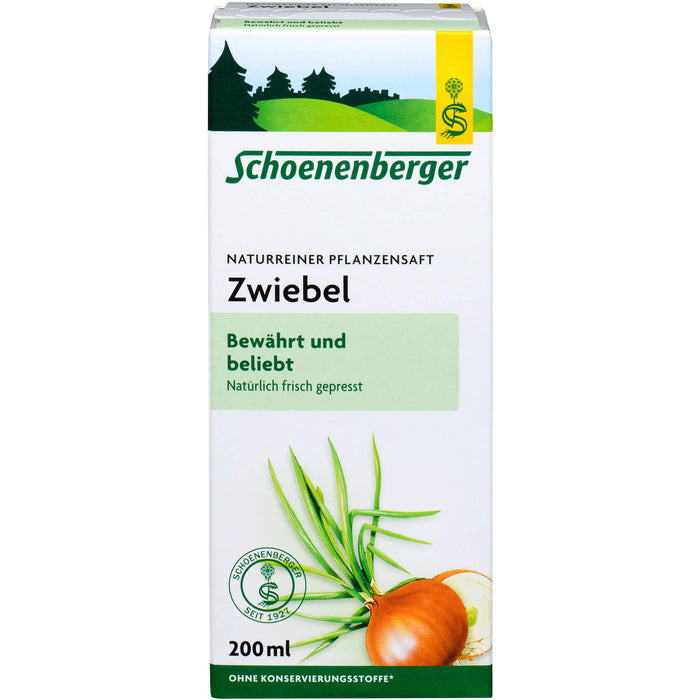Schoenenberger Naturreiner Pflanzensaft Zwiebel, 200 ml Solution