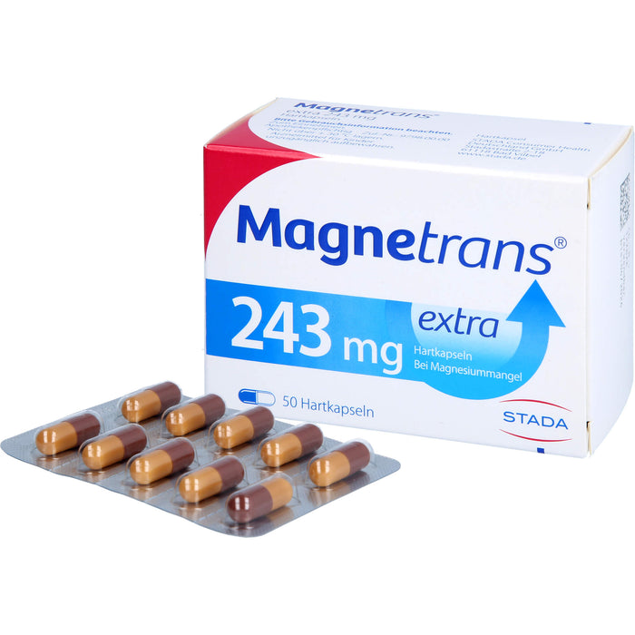 Magnetrans extra 243 mg Hartkapseln bei Magnesiummangel, 50 St. Kapseln