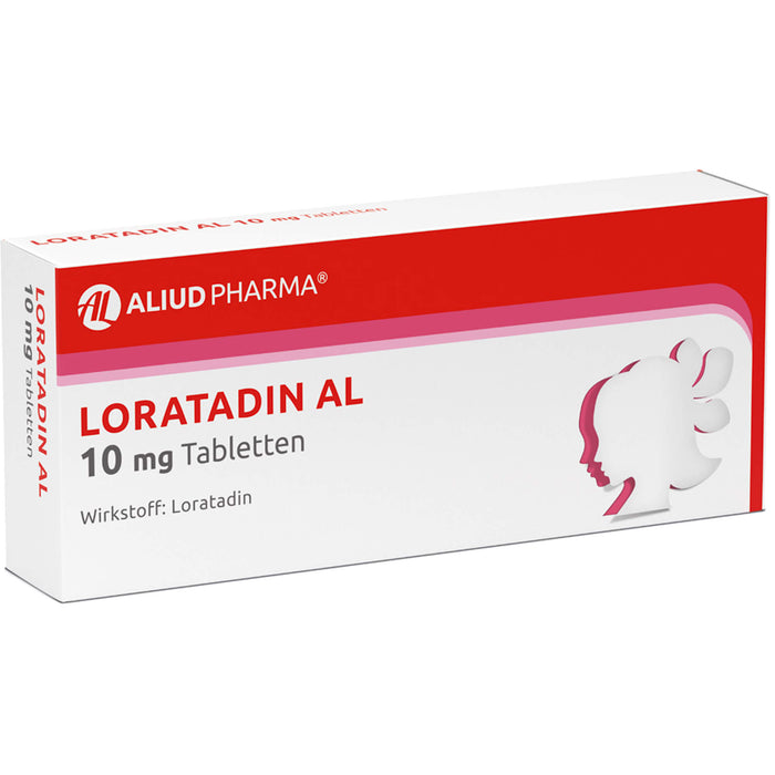 Loratadin AL 10 mg Tabletten Antiallergikum, 20 pcs. Tablets