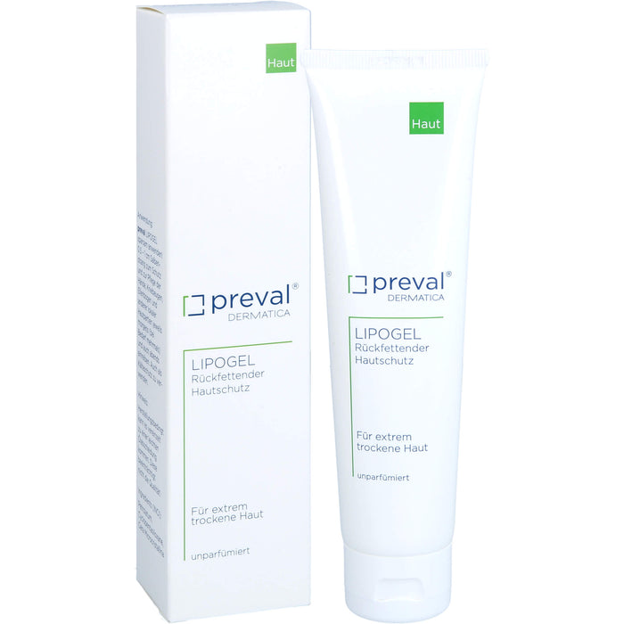 preval Dermatica Lipogel rückfettender Haut- und Kälteschutz, 100 g Gel