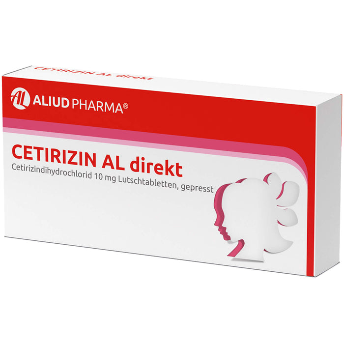 Cetirizin AL direkt, 10 mg Lutschtablette, gepresst, 21 pc Tablettes