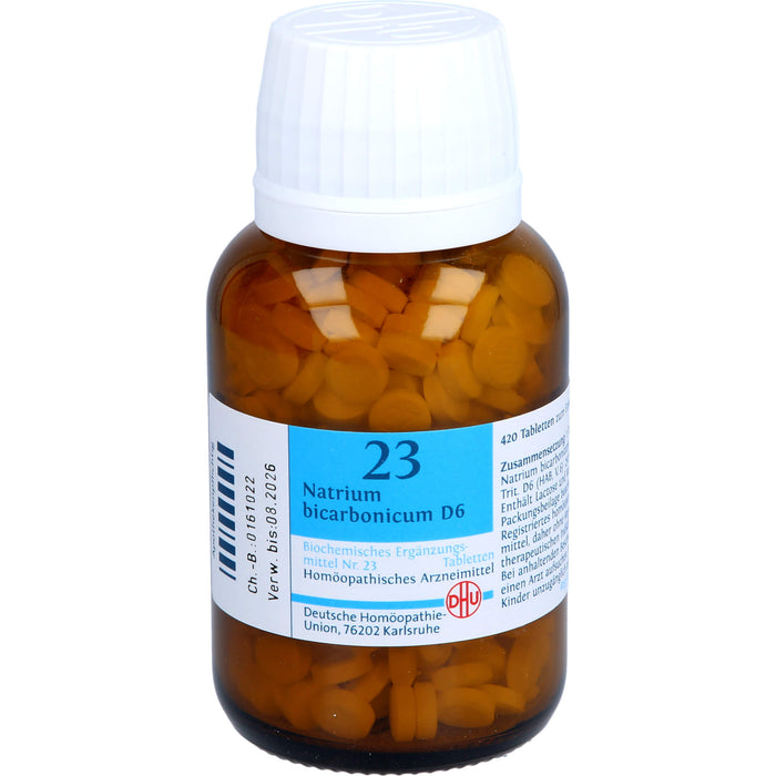 DHU Schüßler-Salz Nr. 23 Natrium bicarbonicum D6 Tabletten, 420 pcs. Tablets