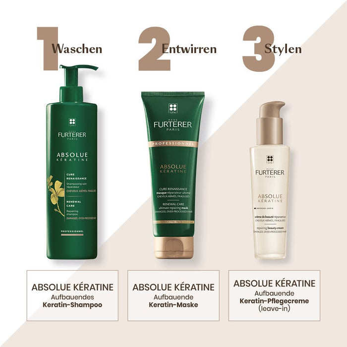 René Furterer Absolue Keratin aufbauende Maske, 250 ml Lotion