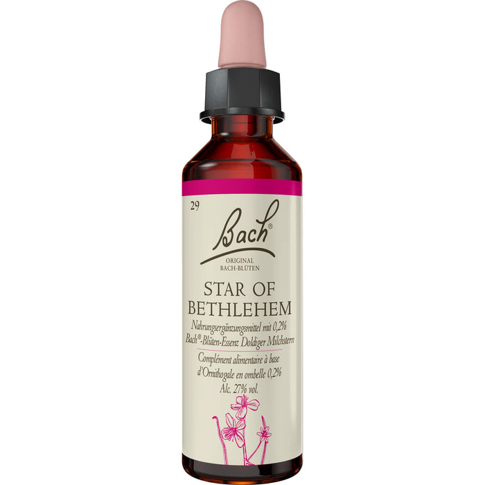 Bach Original Bach-Blüten Nr. 29 Star of Bethlehem Doldiger Milchstern Tropfen, 20 ml Lösung